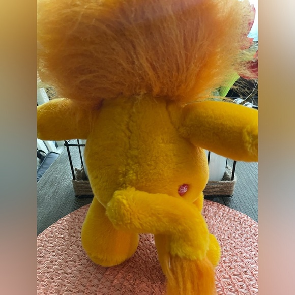 2004 Care Bear Cousins Orange Brave Heart Lion Plush - Picture 4 of 8